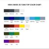 tank top color chart - Scott Pilgrim Store