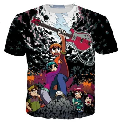 Scott Pilgrim Go Ahead 3D Tshirt - Scott Pilgrim Store