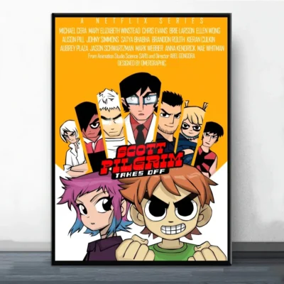 Scott Pilgrim Decoration Wall Art